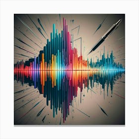 Sound Wave Canvas Print