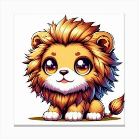 Cute Lion 2 Canvas Print