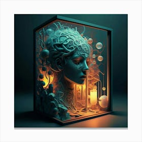 3d Art Canvas Print