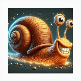 Snail With Eyes 1 Canvas Print