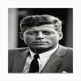 John F Kennedy Canvas Print