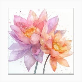 Lotus5 Canvas Print