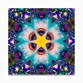 Psychedelic Mandala 54 Canvas Print