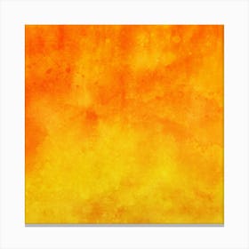 Orange Watercolor Background Stampe su tela