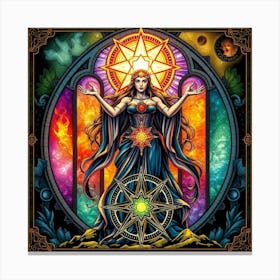 Goddess Of The Sun Canvas Print