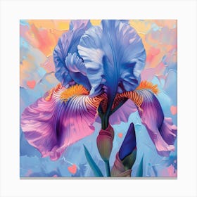 Blue Iris Canvas Print