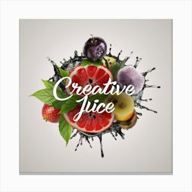 Creative Juice 4 Canvas Print
