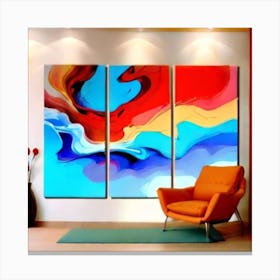 Multicolor Art 4K high quality Canvas Print