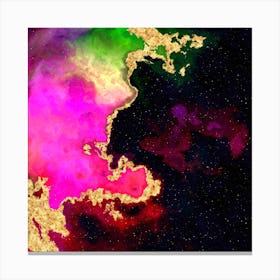 100 Nebulas in Space with Stars Abstract n.066 Canvas Print