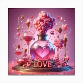 Love Potion 4 Canvas Print