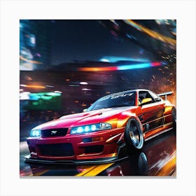 Need For Speed 32 Canvas Print