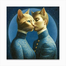 Cat Lovers Canvas Print