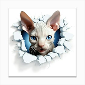 Sphynx Cat 3 Canvas Print