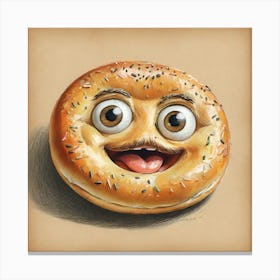 Bagel Canvas Print