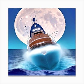 Moonlight Cruise 61 Canvas Print