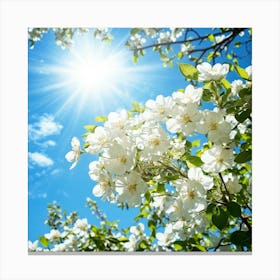 Blossoming Apple Tree Canvas Print