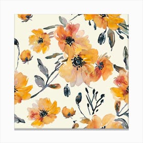 Yellow Flowers Canvas Print