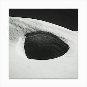 Hole In The Ice Canvas Print