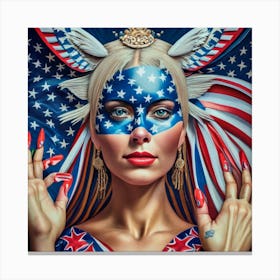 American Girl 4 Canvas Print