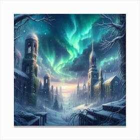 Frozen Echoes 27 Canvas Print