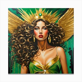 Green Goddess Canvas Print