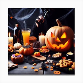 Halloween Party 18 Canvas Print