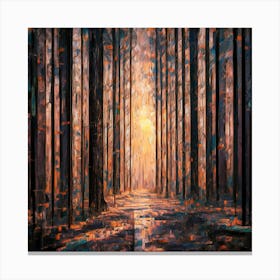 Forest Path Canvas Print