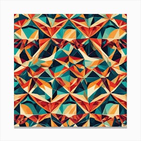 Abstract Geometric Pattern 10 Canvas Print