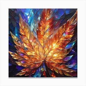 Fire Art Broken Glass Effect No Background Stunning Something That Even Doesnt Exist Mythica Canvas Print