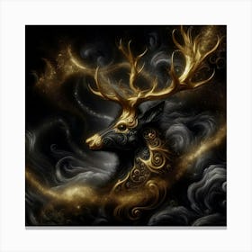 Deer Head 7 Canvas Print