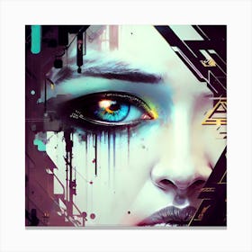 In the eye of the beholder Ai Canvas Print