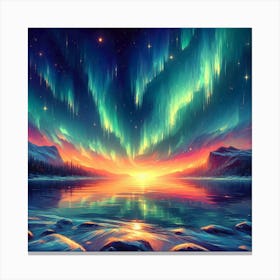 Aurora S Symphony 13 Canvas Print