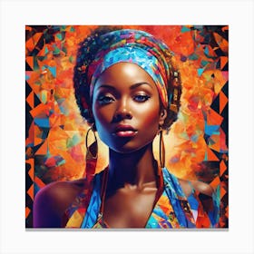 African Woman 10 Canvas Print