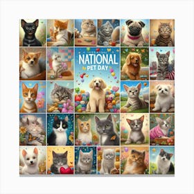 National Pet Day 02 Canvas Print