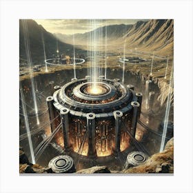 Mantlequake Array Created By Mantleborn Canvas Print