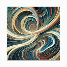 Interstellar laser light line pattern abstract art 7 Canvas Print