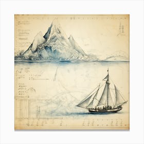 探検の航海 Voyage Of Exploration (II) Canvas Print