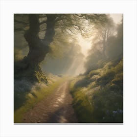 Path In The Woods 1 Canvas Print