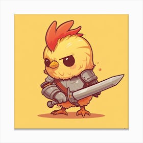 Knight Chicken Canvas Print