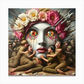 'The Face Of The World' Canvas Print