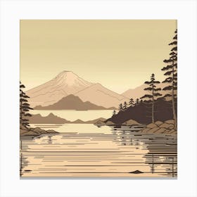 Japanese Landscape Canvas Print