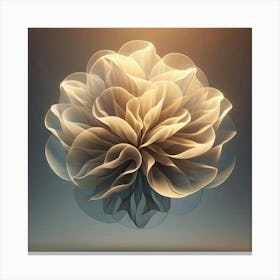 Abstract Flower Canvas Print