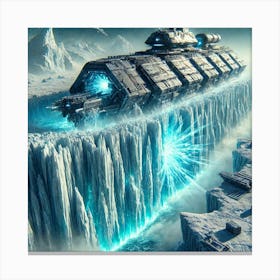 Glacial Wall Canvas Print