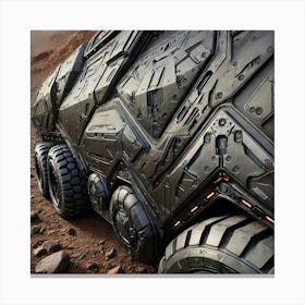 Mars Dominion Transit Rover Reinforced Armor Plate Canvas Print