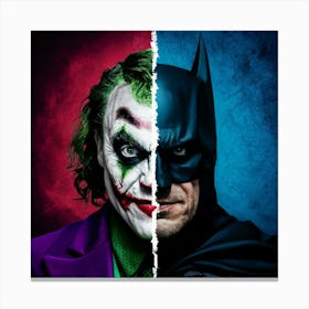 Batman And Joker 2 Canvas Print