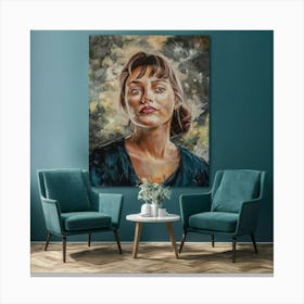 Portrait Of A Woman Canvas Print