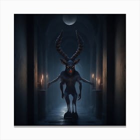 Leonardo Creative Interplay Of Lights Shadows A Creepy Evil S 0 Canvas Print