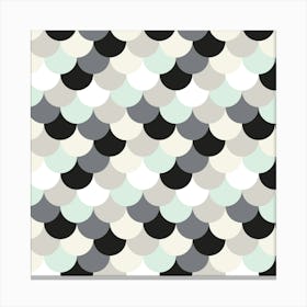 Modern Retro Pattern 19 Canvas Print