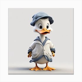 Donald Duck Canvas Print