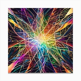 Abstract Psychedelic Background 2 Canvas Print